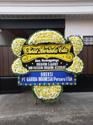 Papan Bunga Duka di Paling Serumpun