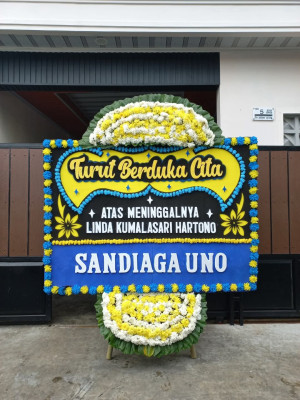 Papan Bunga Duka di Paling Serumpun